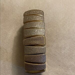 Gold and Silver Textured Bracelet